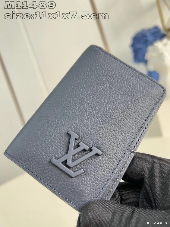 AAA Pruses Bags cm VUITTON LOUIS Pocket Organizer-7.5*11.1*1 0807